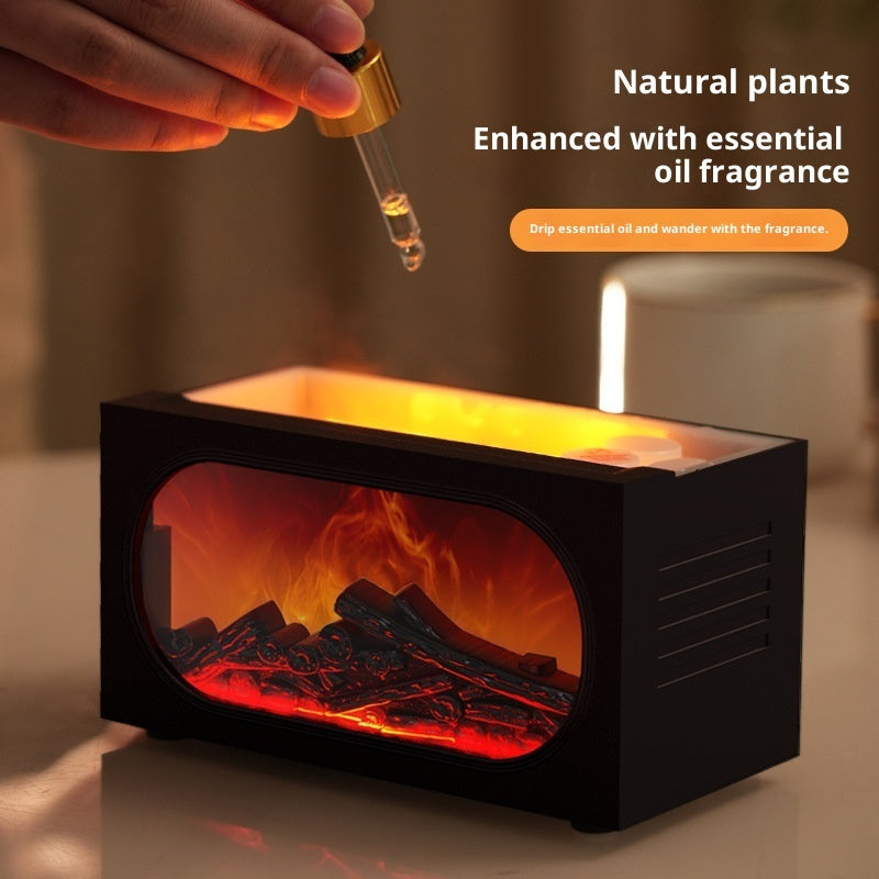 Desktop Fireplace Flame Effect Aroma Diffuser